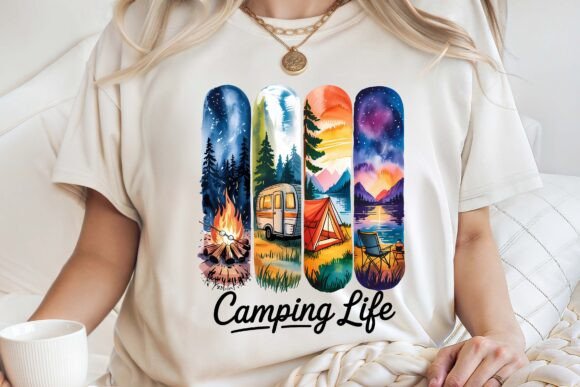 Camping Life Campfire Sublimation PNG Review