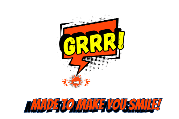 GRRR Angry Comic Character Sticker Embroidery Review
