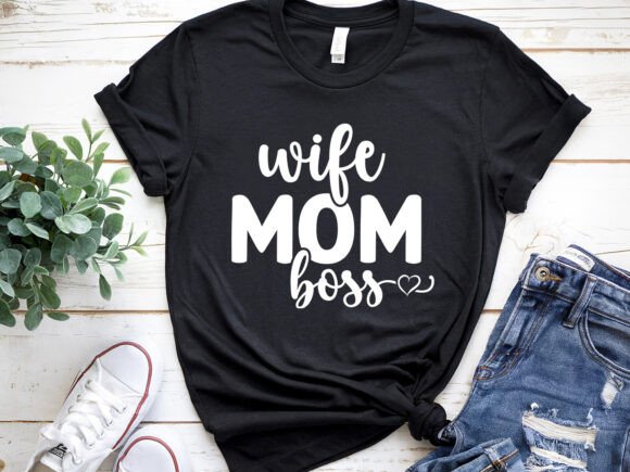 Mom Wife Boss SVG PNG Review