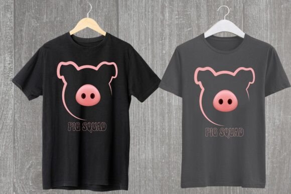 Pig Squad Funny Big Nose POD T-Shirt Review