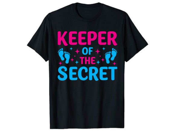 Secret Gender Reveal T-Shirt PNG SVG