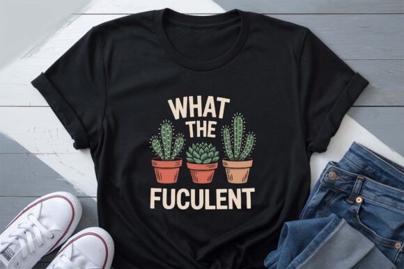 Succulent What the Fucculent T-Shirt PNG Review