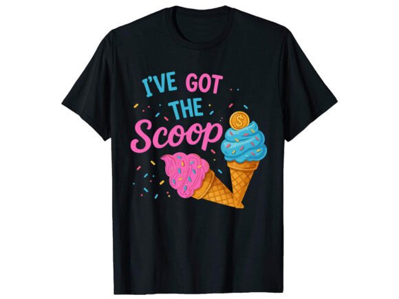 The Scoop Gender Reveal T-Shirt PNG SVG Review