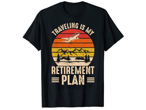 Travelling Retirement T-Shirt PNG SVG Review