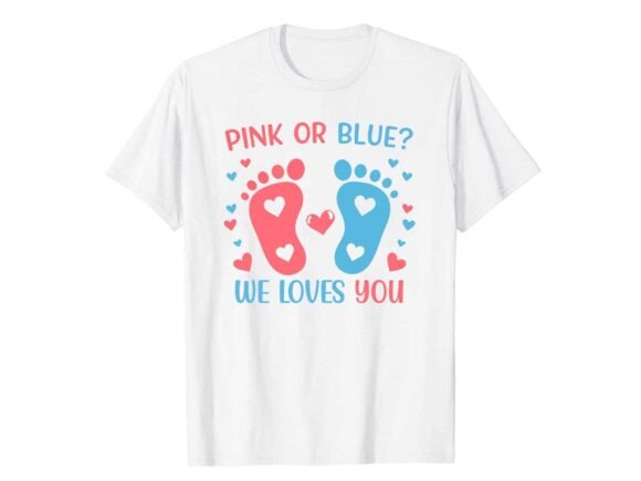 We Loves Gender Reveal T-Shirt PNG SVG Review