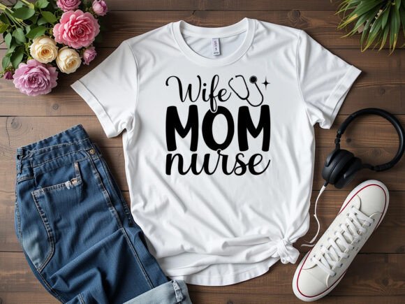 Wife Mom Nurse T-Shirt Design Review